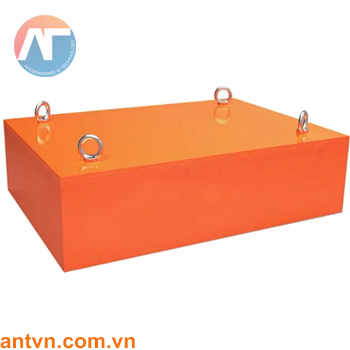 Nam châm phẳng lọc sắt treo băng tải L1800x1200x400mm
