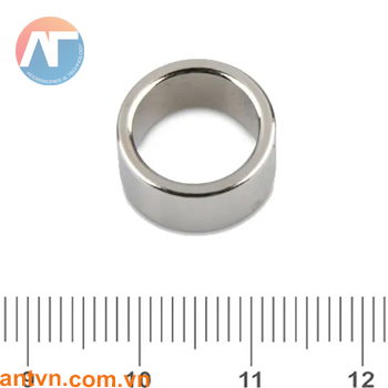 Nam châm Neodymium vòng tròn D16xd12x8mm N35
