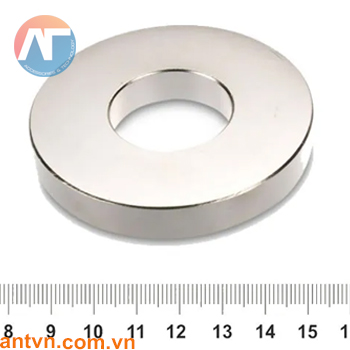 Nam châm Neodymium vòng tròn D70xd30x12mm N35