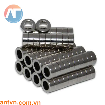 Nam châm Neodymium vòng tròn D9xd6x2mm N35 - Ảnh 4