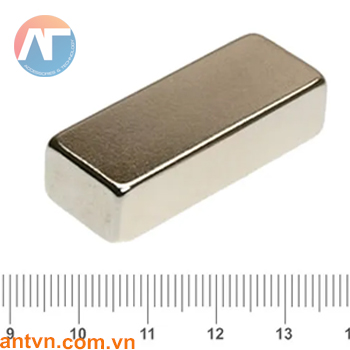 Nam châm Neodymium chữ nhật 40x15x10mm N35