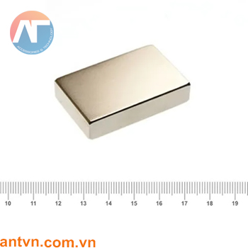 Nam châm Neodymium chữ nhật 40x25x10mm N35