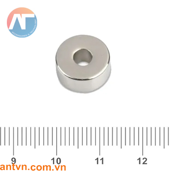 Nam châm Neodymium vòng tròn D12xd5x5mm N35