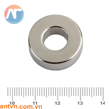 Nam châm Neodymium vòng tròn D26xd12x9mm N35