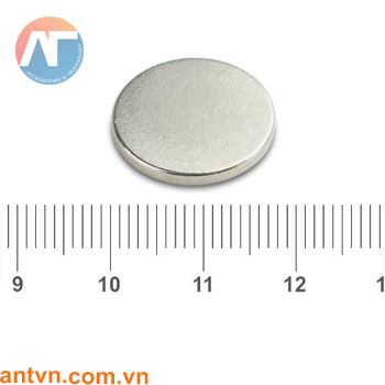 Nam châm Neodymium tròn D18x2mm N35