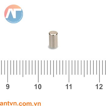 Nam châm Neodymium hình trụ tròn D2x4mm N35