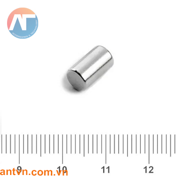 Nam châm Neodymium hình trụ tròn D5x8.5mm N35