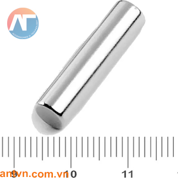 Nam châm Neodymium hình trụ tròn D7x25mm N35