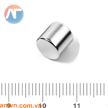 Nam châm Neodymium hình trụ tròn D8x8mm N35