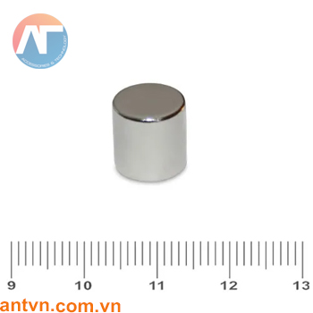 Nam châm Neodymium hình trụ tròn D10x10mm N35