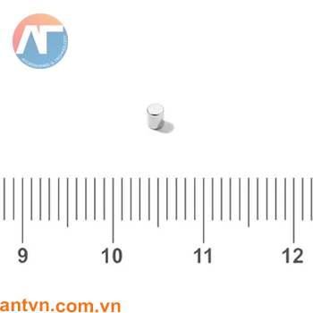 Nam châm Neodymium hình trụ tròn D1.5x2mm N35