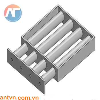 Bộ nam châm lọc sắt rút lõi vệ sinh nhanh 4 thanh có khung bảo vệ L200x200mm