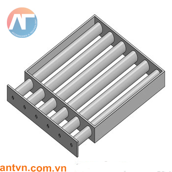 Bộ nam châm lọc sắt rút lõi vệ sinh nhanh 6 thanh có khung bảo vệ L300x300mm