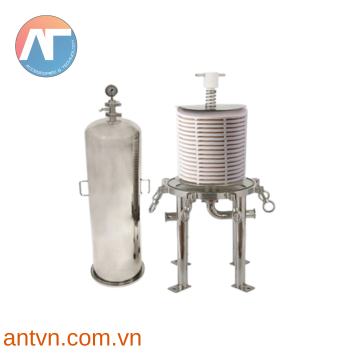 Bình lọc dạng thấu kính đường kính 12 inch chất liệu sus 316