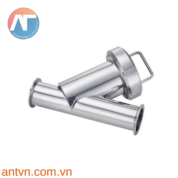 Bộ lọc chữ Y inox 304 đầu Clamp kết nối ống kích thước Φ63