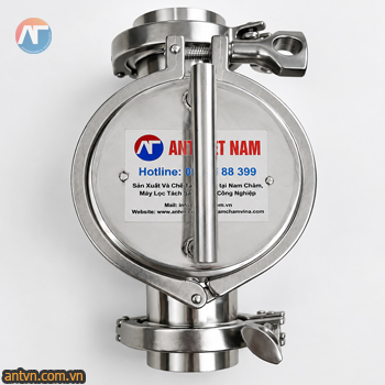 Bộ nam châm lọc chất lỏng ANT-FT114-76CC kết nối bằng clamp do ANT Việt Nam sản xuất, hàng luôn có sẵn, chuyên lọc đường ống chất lỏng. Lực 13000Gauss