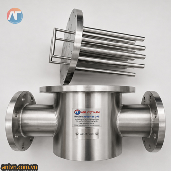 Bộ nam châm lọc chất lỏng kết nối bằng mặt bích đường ống DN200, lực từ mạnh, chuyên cho đường ống áp lực cao. Hàng sản xuất theo yêu cầu. Hàng có sẵn.