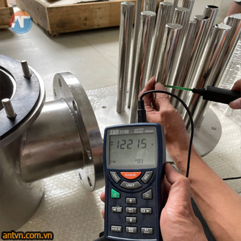 Hình ảnh thư viện của bộ nam châm lọc chất lỏng trogn đường ống kết nối bằng mặt bích của ANT Việt Nam-08