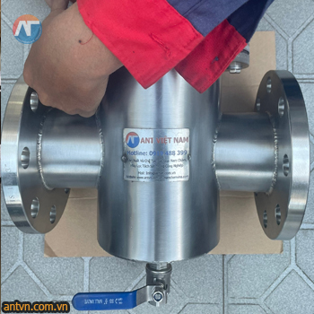 Hình ảnh thư viện của bộ nam châm lọc chất lỏng trogn đường ống kết nối bằng mặt bích của ANT Việt Nam-07